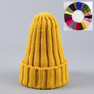 Unisex Hat Cotton Blends Solid Warm Soft HIP HOP Knitted Hats Men Winter Caps Women&#39;s Skullies Beanies For Girl Wholesale шляпа