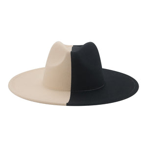 Fedora Hats for Women New 9.5cm Wide Brim Dress Men Caps Felted Hat Panama Church Wedding Ribbon Band Men Hat Sombreros De Mujer