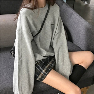 spring autumn Striped hoodies women fashion Long Sleeve Hoodie Sweatshirt Harajuku Jumper cotton Pullovers Casual oversized Coat