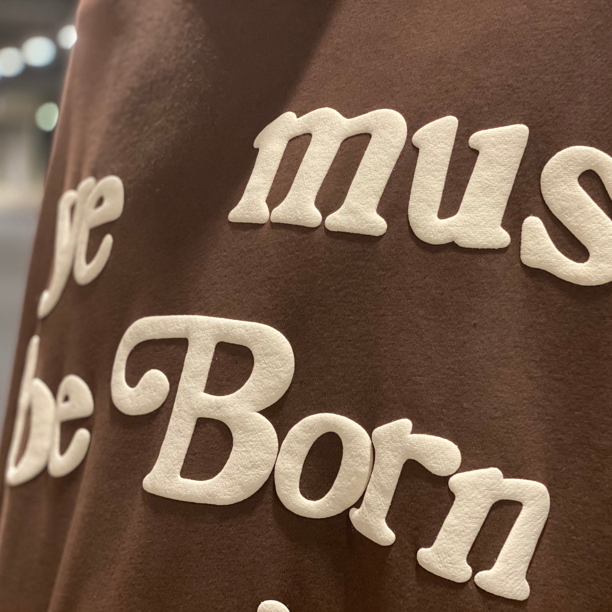 2022 Print Tag CPFM.XYZ Hoodie Men Women 3D Foam Logo 1:1 Ye Must Be Born Again Hoodie Heavy Fabric Kanye West Sweatshirts