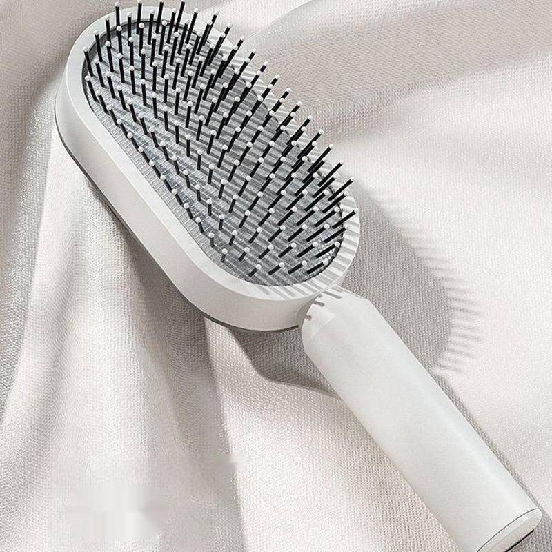 Self Cleaning Hair Brush 3D Air Cushion Massager Brushes Airbag Massage Comb Brush Detangling Anti Static Hairbrush Cleaner