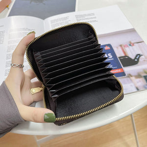 DOLOVE Manufacturer&#39;s Foreign Trade 2023 Classic Printed Short Women&#39;s Wallet Multi Card Pocket Portable Card Bag Ladies Purse