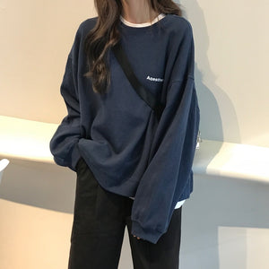 spring autumn Striped hoodies women fashion Long Sleeve Hoodie Sweatshirt Harajuku Jumper cotton Pullovers Casual oversized Coat