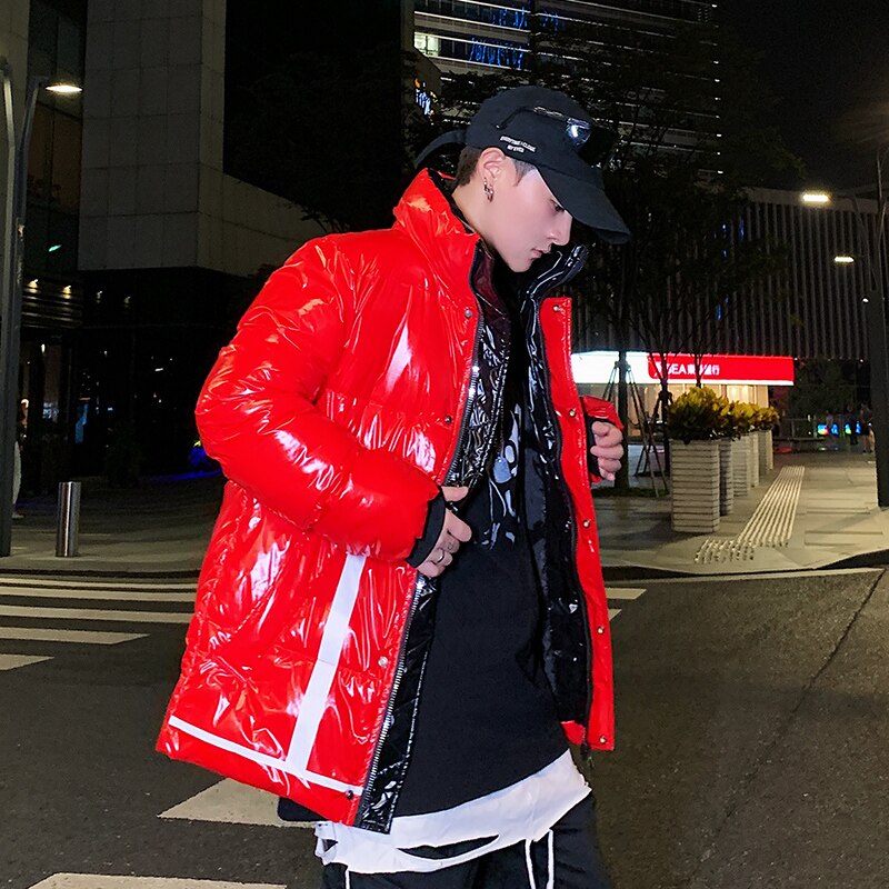 Down Coats Mens Winter Fashion Mens 90%Down Jackets And Coats Man Thick Parkas Warm Casual Outwear Bright Men&#39;s Winter Jacket