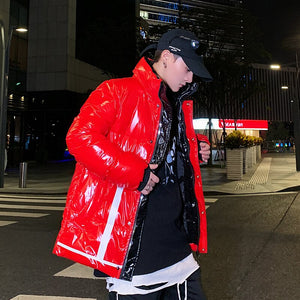 Down Coats Mens Winter Fashion Mens 90%Down Jackets And Coats Man Thick Parkas Warm Casual Outwear Bright Men&#39;s Winter Jacket