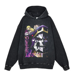 Men Hip Hop Washed Sweatshirt Streetwear Japanese Anime Graphic Printed Hoodies Harajuku Cotton Winter Vintage Mens Hoodie 04