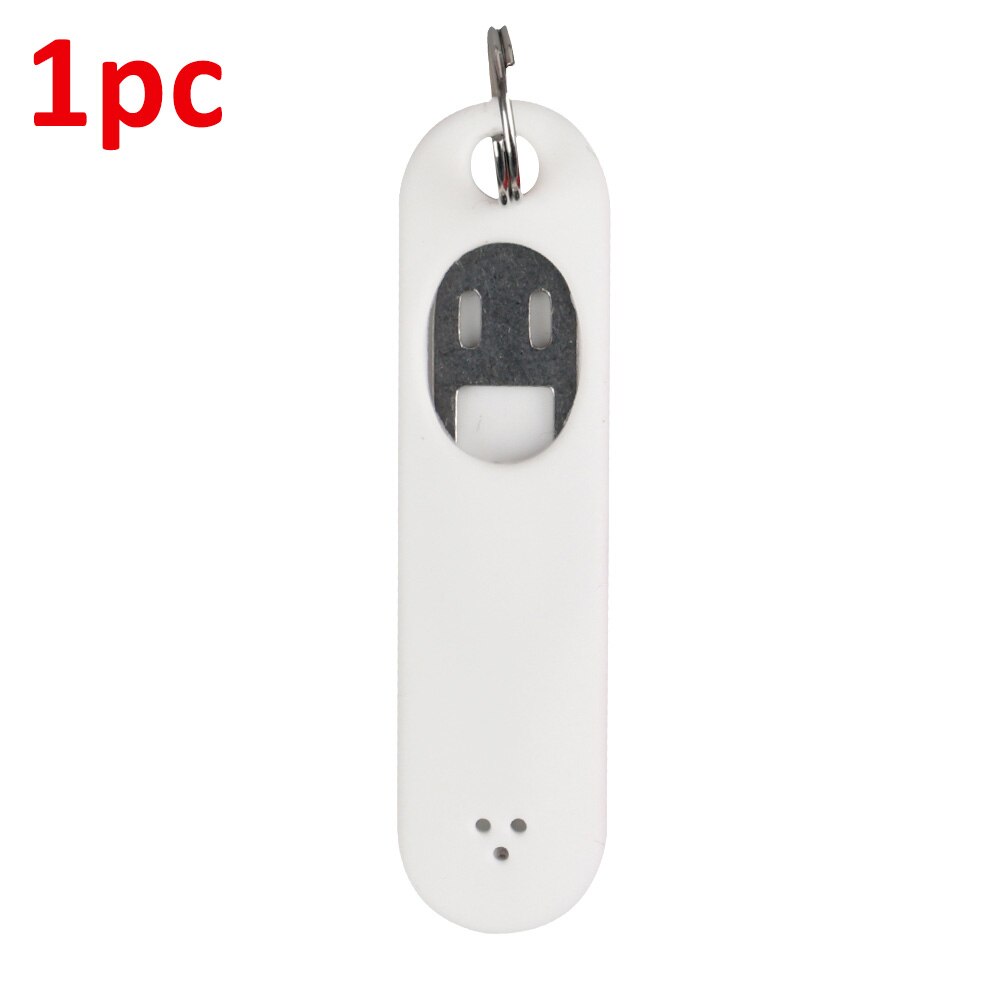 5pcs SIM Card Removal Needle Pin & Anti-lost Tray Charm Keychain Split Rings Phone SIM Card Storage Case Ejecter Tool Needles