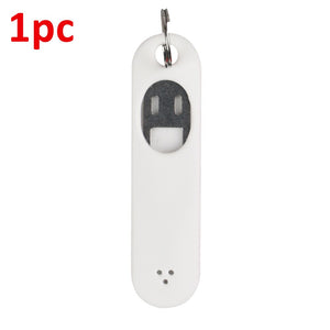 5pcs SIM Card Removal Needle Pin & Anti-lost Tray Charm Keychain Split Rings Phone SIM Card Storage Case Ejecter Tool Needles