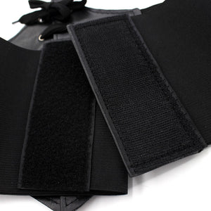 Black Body Shapewear Women Gothic Clothing Underbust Waist Cincher Trainer Pu Leather Elastic Sexy Bridal Corsets and Bustiers