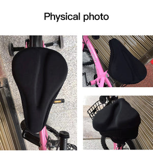 Bicycle Saddle Gel Cushion Cover Ergonomic design For Comfortable Exercise Bike Seat Pad Bike Cycling Riding Accessories Part