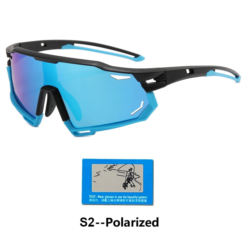 Photochromic Sports Glasses Men's and Women's Polarized Bike Eyewear Mountain MTB Cycling UV400 Sunglasses Bicycle Road Goggles
