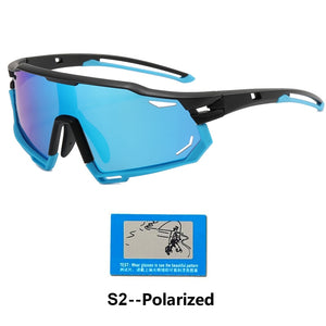 Photochromic Sports Glasses Men's and Women's Polarized Bike Eyewear Mountain MTB Cycling UV400 Sunglasses Bicycle Road Goggles