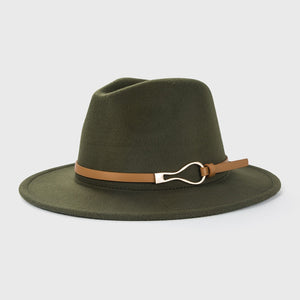 Fashion Wool Fedora Hat For Women Men Winter Autumn Church Jazz Hats Viking British Flat Brim Felt Hat Outdoor Casual Fedoras