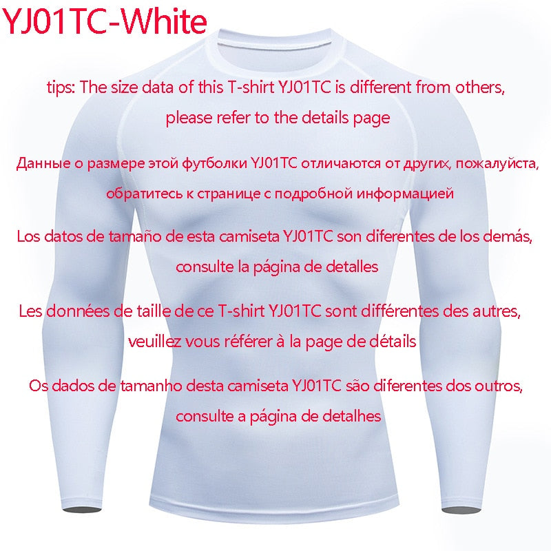 Men Bodybuilding Sport T-shirt Quick Dry Running Shirt Long Sleeve Compression Top Gym T Shirt Men Fitness Tight Rashgard
