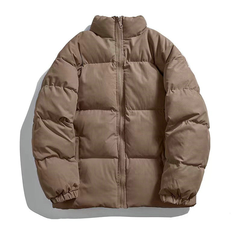 Winter Jacket Men Parkas Thicken Warm Coat Mens Stand Collar Solid Color Casual Parka Women Fashion New Streetwear 5XL