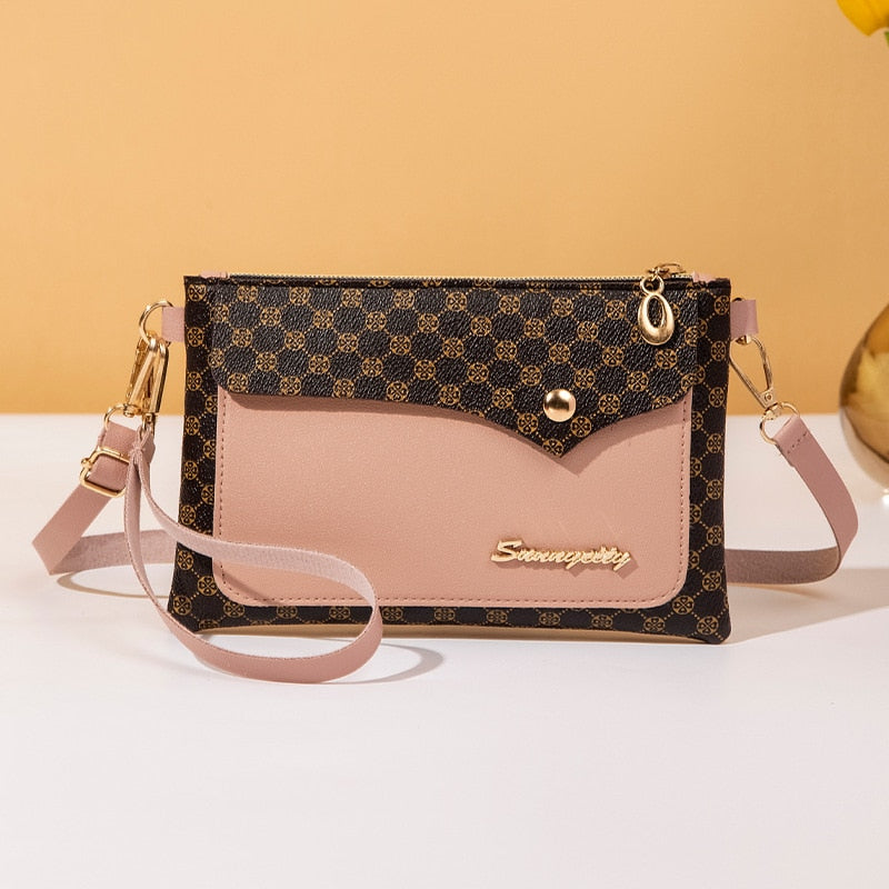 DOLOVE Manufacturer&#39;s Foreign Trade 2023 Classic Printed Short Women&#39;s Wallet Multi Card Pocket Portable Card Bag Ladies Purse