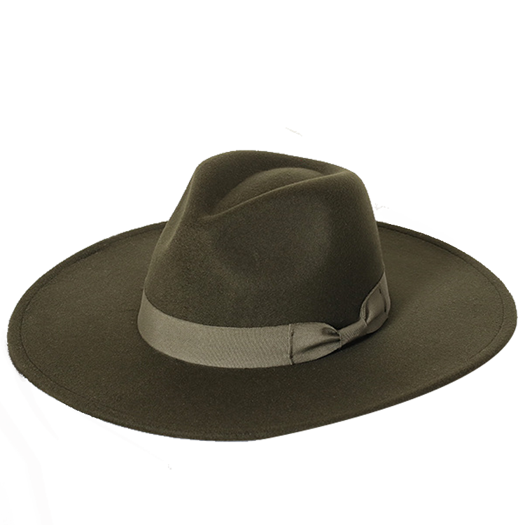 New color Fedora winter hat top concave-convex water drop 9.5cm brim male and female felt jazz watermelon red шляпа женская