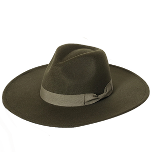New color Fedora winter hat top concave-convex water drop 9.5cm brim male and female felt jazz watermelon red шляпа женская