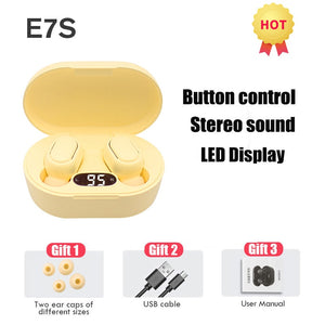 2022 TWS Wireless Bluetooth 5.0 Earphone Touch Control 9D Stereo Headset with Mic Sport Earphones Waterproof Earbuds LED Display