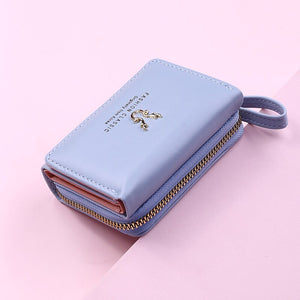 Antler Decoration Women&#39;s Wallet New Fashion Short Coin Purse Card Holder Small Ladies Wallet Female Hasp Mini Clutch