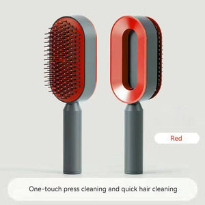 Self Cleaning Hair Brush 3D Air Cushion Massager Brushes Airbag Massage Comb Brush Detangling Anti Static Hairbrush Cleaner