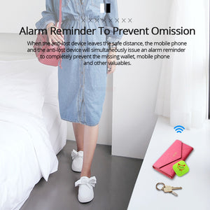 Smart Mini Bluetooth GPS Tracker Kids Pets Wallet Tag  Keys GPS Locator Alarm Realtime Finder Keyfinder Vehicle anti-lost Device