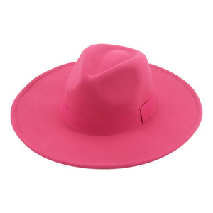 Fedora Hats for Women New 9.5cm Wide Brim Dress Men Caps Felted Hat Panama Church Wedding Ribbon Band Men Hat Sombreros De Mujer
