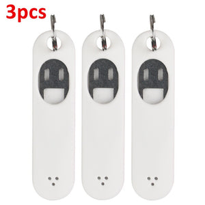 5pcs SIM Card Removal Needle Pin & Anti-lost Tray Charm Keychain Split Rings Phone SIM Card Storage Case Ejecter Tool Needles