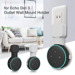 1/2PCS Outlet Wall Mount Stand Hanger for Amazon Alexa Echo Dot 3rd Gen Work For Amazon Echo Dot 3 Holder Case Plug In Bedroom