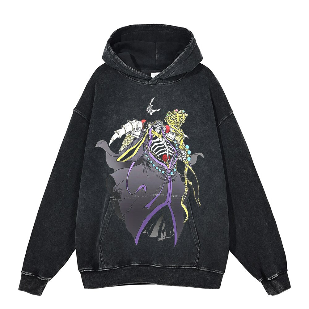 Men Hip Hop Washed Sweatshirt Streetwear Japanese Anime Graphic Printed Hoodies Harajuku Cotton Winter Vintage Mens Hoodie 04