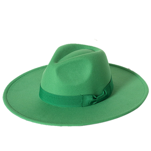 New color Fedora winter hat top concave-convex water drop 9.5cm brim male and female felt jazz watermelon red шляпа женская