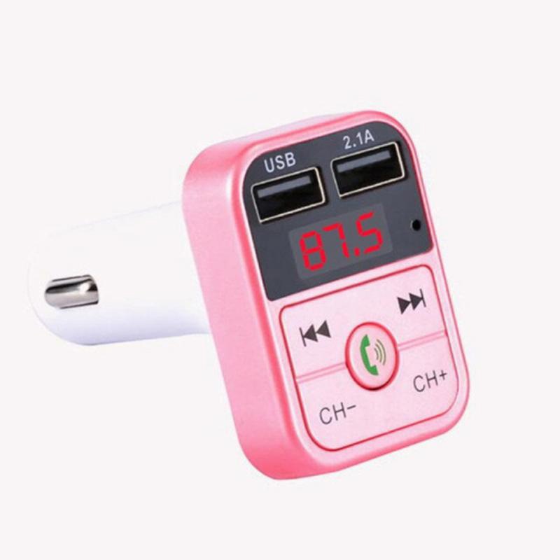 Car Bluetooth 5.0 FM Transmitter Wireless Handsfree Audio Receiver Auto MP3 Player 2.1A Dual USB Fast Charger Car Accessories