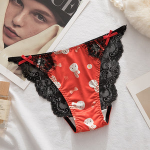 New Arrival Couple Underwear Cute Low Waist Thong Sexy Underwear Breathable Comfortable Men Boxer G String Boyfriend Girlfriend