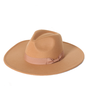 New color Fedora winter hat top concave-convex water drop 9.5cm brim male and female felt jazz watermelon red шляпа женская