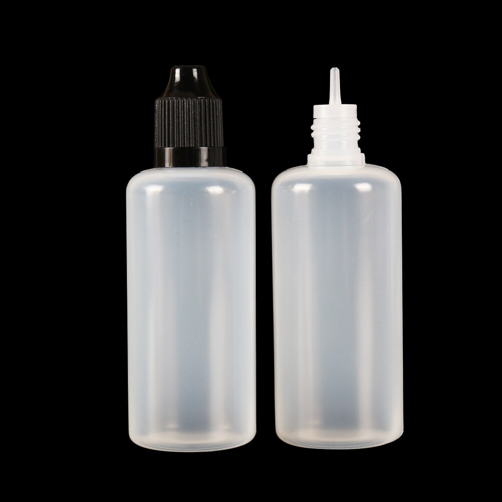 10pcs 3/5/10/15/20/30/50/100/120 ml Empty LDPE Plastic E Liquid Juice Dropper Eye Squeezable Bottles Long Tip Cap Vape Container