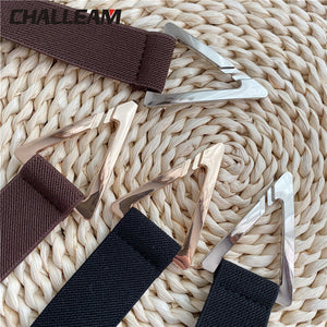 Triangle Belt Women&#39;s Decorative Elastic Dress Sweater Set Simple Black Brown Belt Multi functional Fashion Belt x254