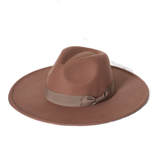 New color Fedora winter hat top concave-convex water drop 9.5cm brim male and female felt jazz watermelon red шляпа женская