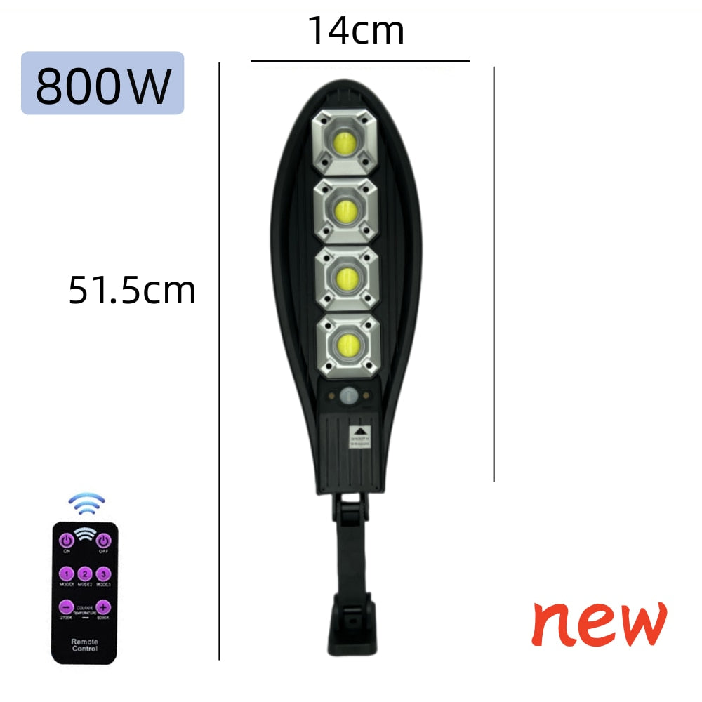 500 watts LED Solar Light Outdoor Solar Lamp Powered Sunlight Waterproof PIR Motion Sensor Street Light for Garden Decoration