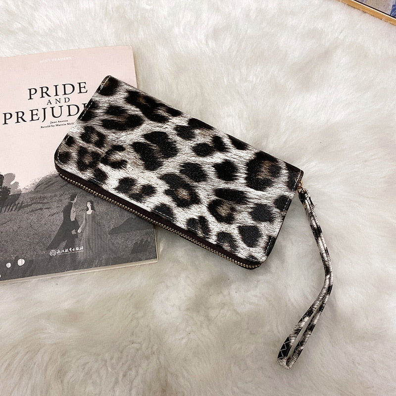 Women&#39;s Brand Clutch Purse Ladies Money Wallet for Women&#39;s Clutch Bag Slim FeMale Wallet Card Holder Uneven Wallets Made Leather