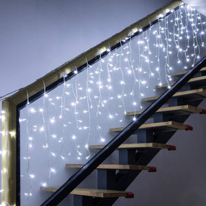 Solar Lights 6m Width Droop 0.5m Christmas Solar Garland Light String for Garden Eaves House Outdoor Decoration