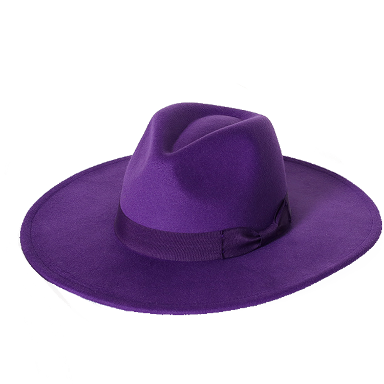 New color Fedora winter hat top concave-convex water drop 9.5cm brim male and female felt jazz watermelon red шляпа женская