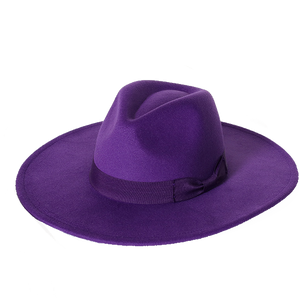 New color Fedora winter hat top concave-convex water drop 9.5cm brim male and female felt jazz watermelon red шляпа женская