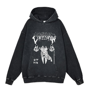 Men Hip Hop Washed Sweatshirt Streetwear Japanese Anime Graphic Printed Hoodies Harajuku Cotton Winter Vintage Mens Hoodie 04