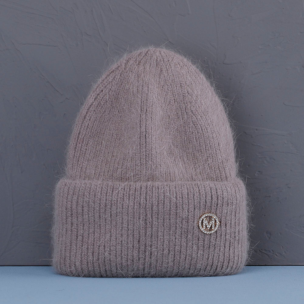 Hot Selling Winter Hat Real Rabbit Fur Winter Hats For Women Fashion Warm Beanie Hats Women Solid Adult Cover Head Cap