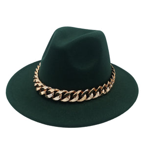 men fedora unisex solid color fedora hat women&#39;s 21-color wide brim jazz top hat autumn winter British retro Panama hat