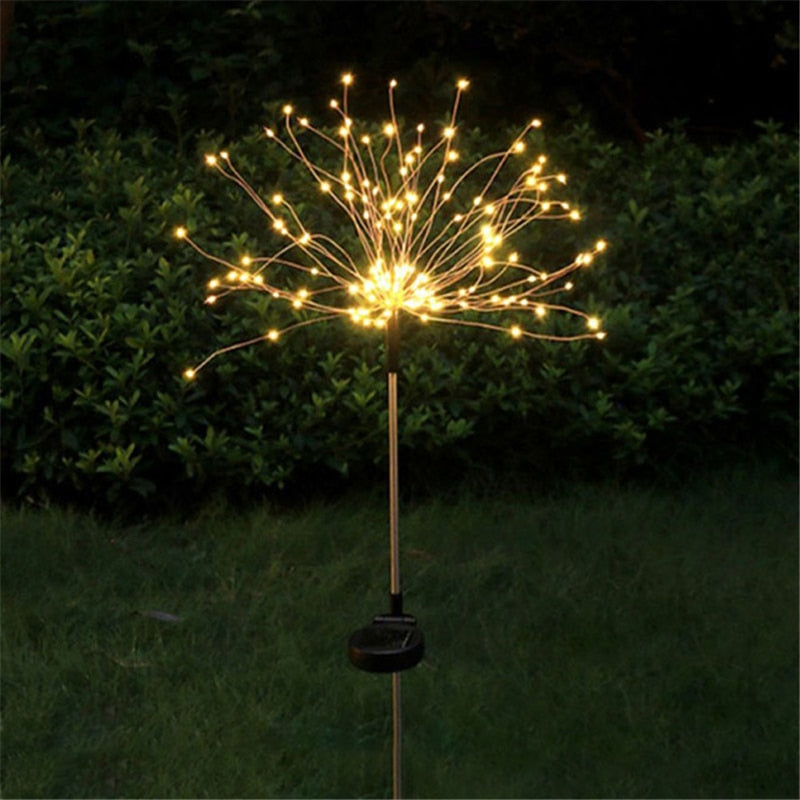 Solar Outdoor Lights Garland 90/120/150 LEDs Festoon Led Light Waterproof Solar Firework Garden Lawn Light New Year Christmas