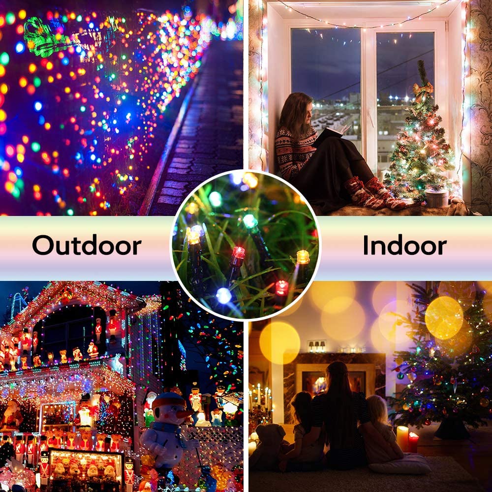 200 Led Solar Garland String Fairy Lights Outdoor 22M Solar Powered Lamp for Garden Decoration 3 Mode Holiday Xmas Wedding Party