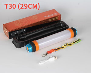 Outdoor LED Camping Lights USB Rechargeable Magnetic lamp IPX68 Waterproof lantern Flashlight Travel Survival Camping light