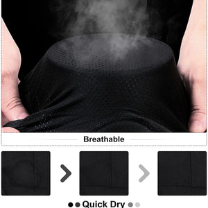 Men Cycling Shorts GEL Pad Breathable Mesh Cycling Underwear Shockproof Bicycle Underpant