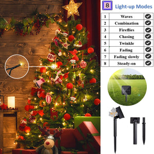 32m/22m/7m Solar Fairy Garden Lights Outdoor 300 LED Lighting String Solar Power Lamp Christmas Garland Camping Patio Decoration
